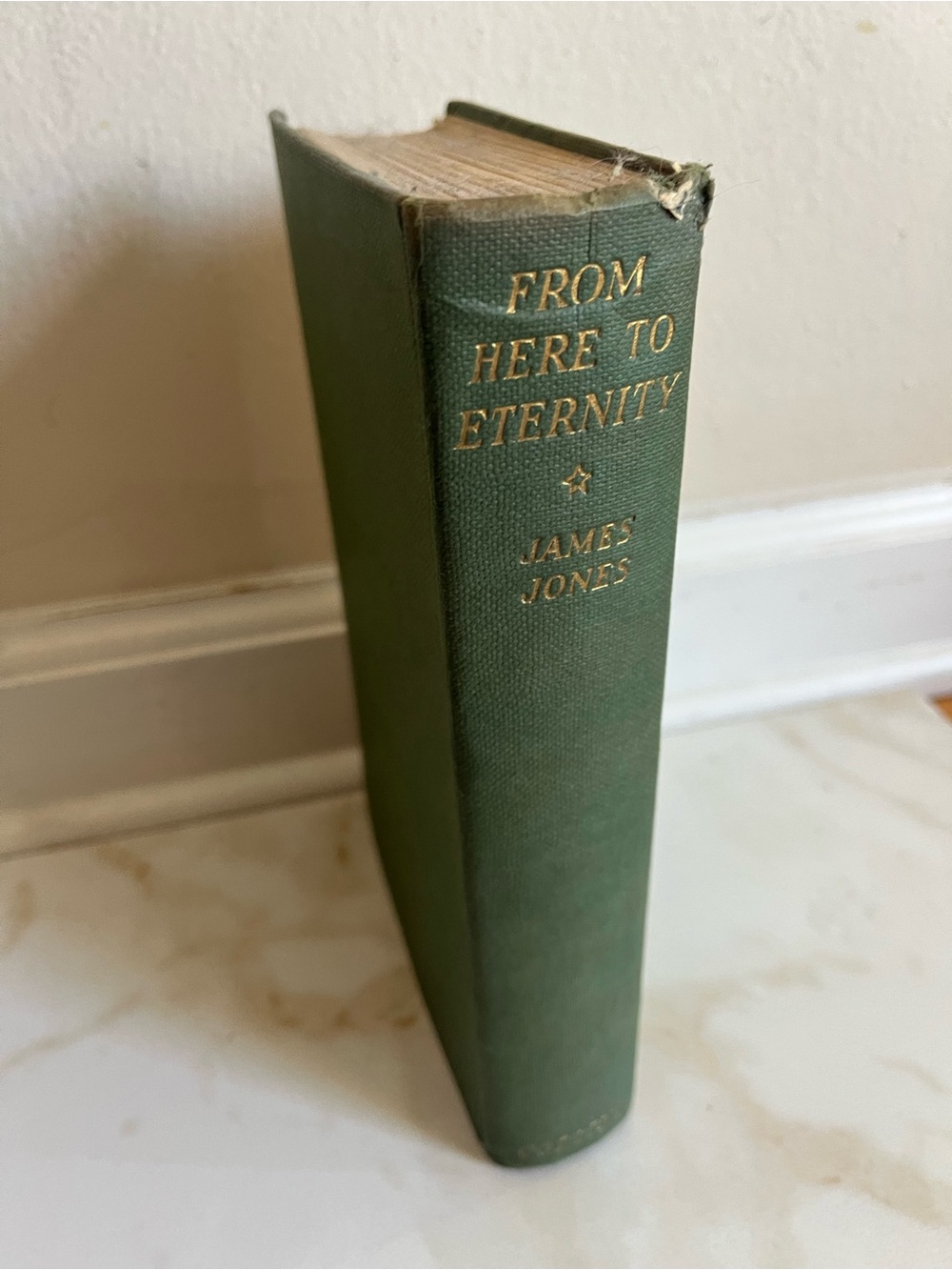 James Jones 'From Here to Eternity' Decorative Green Hardcover